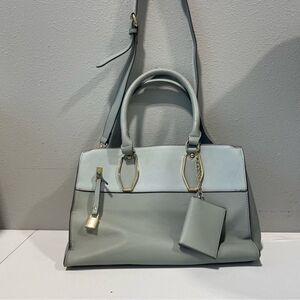 Charming Charlie‎ Purse / Handbag Light Blue Multiple Pockets Coin Purse